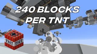 240 Blocks Per TNT Blast Chamber