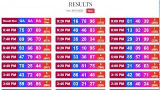 Goa Star Results 09 Jan 2020