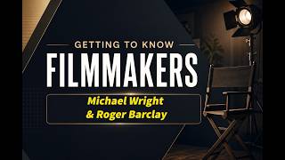 Writer/director Michael Wright (The Undertaker) & Actor Roger Barclay. (The Undertaker, Andor)