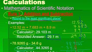 3.4 - Sig Figs in Calculations & Rounding Properly