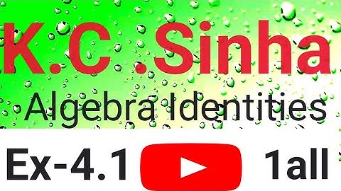 Dr. K.C. Sinha class 9 Ex-4.1 questions 1 solution