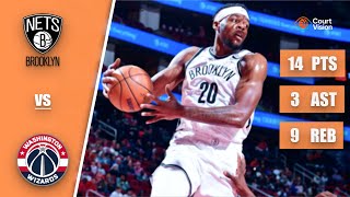 Celebrity Day'Ron Sharpe - 14 Points, 9 Rebounds, 3 Assists vs Wizards - 2025-26 Regular Season Profile