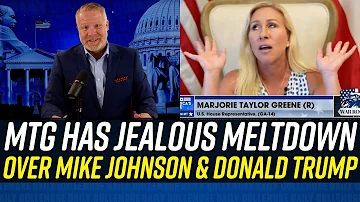 Marjorie Taylor Greene HAS WILD FREAKOUT Over Mike Johnson's 'Friendship' w/ Donald Trump!!!