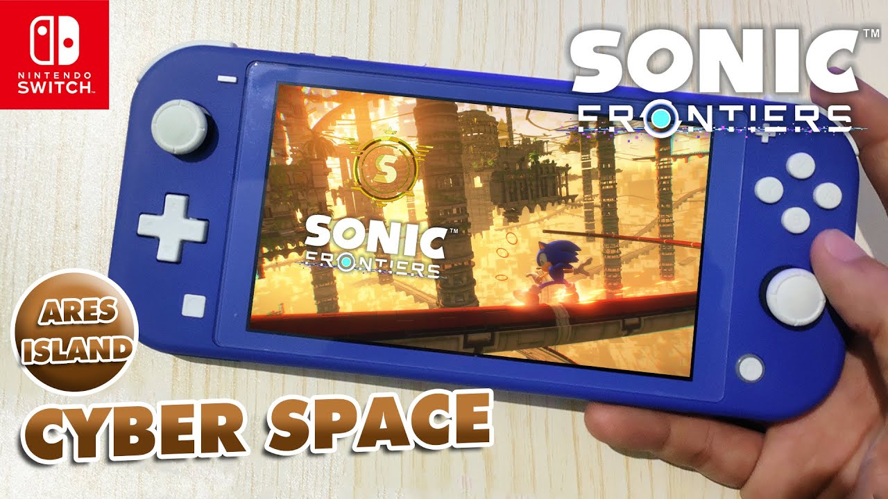 Exploring 7/12 - SONIC FRONTIERS | Ares Island - 100% All Cyberspace Portal (Nintendo Switch Lite)