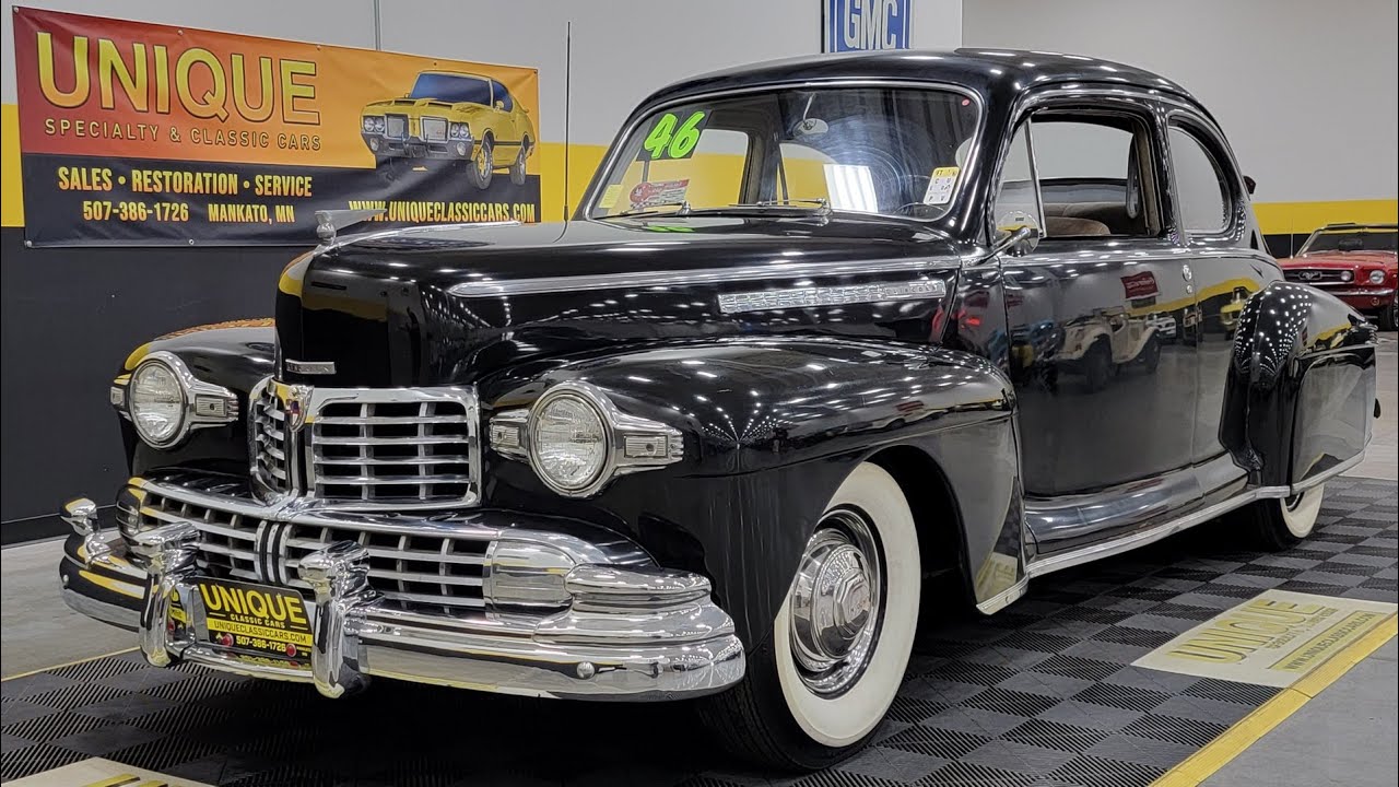 1946 Lincoln Twelve Coupe | For Sale $26,900 - YouTube