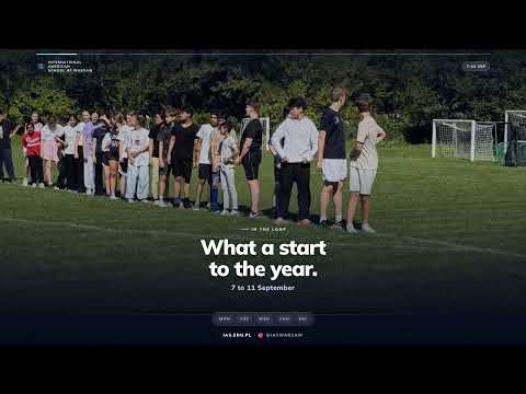 The In The Loop bulletin film for 7 to 11 September 2026
