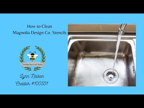 How To Clean Magnolia Design Co  Stencils