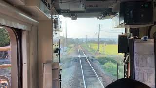 [前面展望] JR高山本線東八尾駅から越中八尾駅