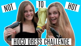 Thrift Store Not to Hot Homecoming Dress Challenge ~ HOCO 2019 ~ Jacy and Kacy