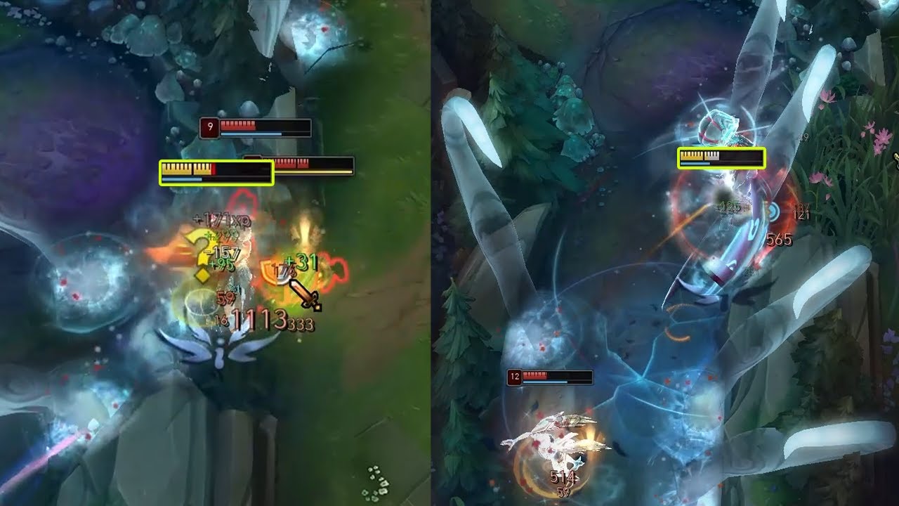 아군보다 촉수가 든든한 이상한 챔프 ㅋㅋㅋ