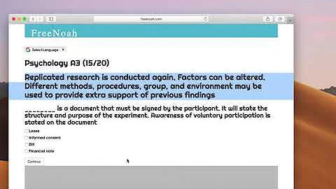 Psychology A3 (14/20) Replicated research