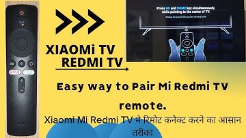 How To Connect Mi Redmi Xiaomi TV remote |Pair Xiaomi Remi Mi Tv Bluetooth  Remote Easily|