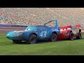 😎McQueen Helps The King | Pixar Cars | Disney Junior UK