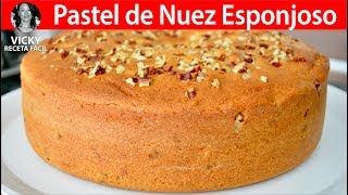 Pastel de Nuez Esponjoso | #VickyRecetaFacil - YouTube