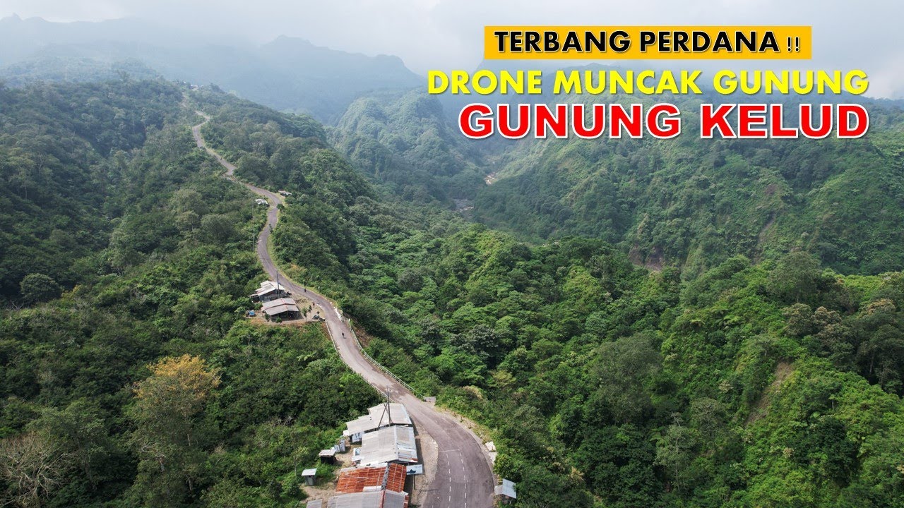 MUCAK Gunung PERTAMA Pakai Drone Langsung Jatuh ke JURANG Gunung KELUD !!!