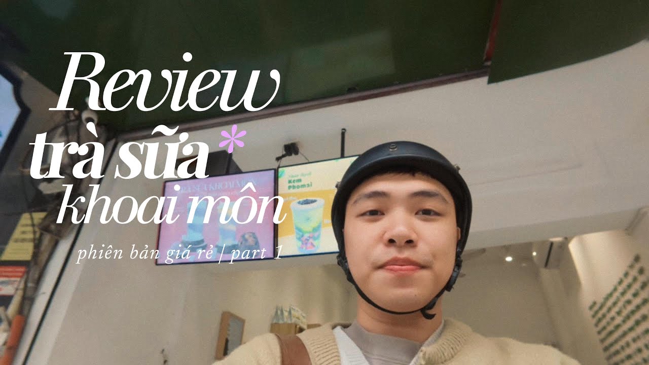 Review trà sữa khoai môn brand giá rẻ (P1): Wingo, Nooshan, Feny