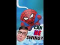 What happens when you try to teach #Spiderman swing #Shorts