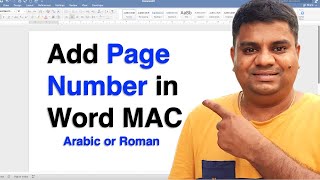How to add Page Number in Word on MAC [ MacBook ]