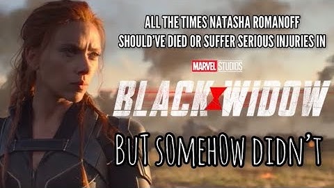 Black Widow but Just Plot Armor