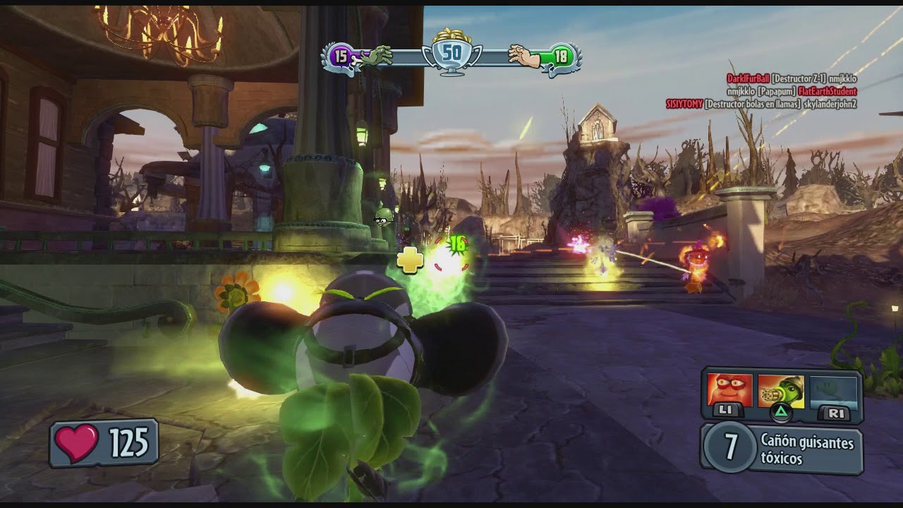 PLANTS VS ZOMBIES GARDEN WARFARE GUISANTE TOXICO EN ACCIÓN #2 - YouTube