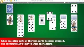 How to play Spiderette One Suit (Spider type solitaire) screenshot 4