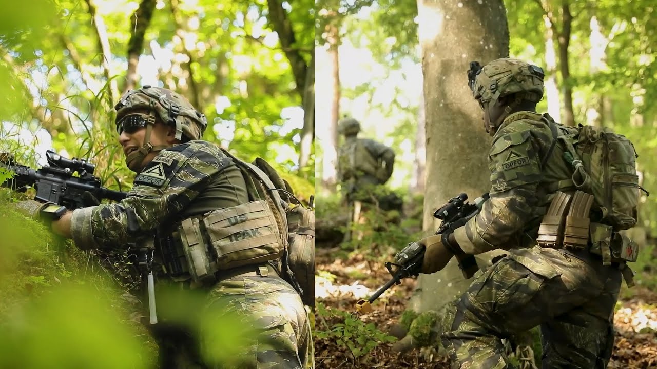 U.S. Soldiers Conduct Combat Patrol - SJ24 - Patriots Who Carry