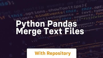 python pandas merge text files