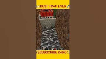 How To Make Revenge Troll Trap In Minecraft Java Edition 1.19 #minecraft #shorts