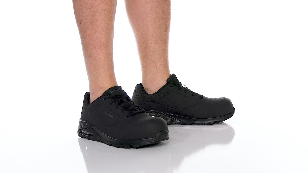 Skechers Men's Uno Sr-Doltin Comp Toe Construction Shoe Sz 9 Skechers Men's Uno Sr-Doltin Comp Toe Construction Shoe Sz 9