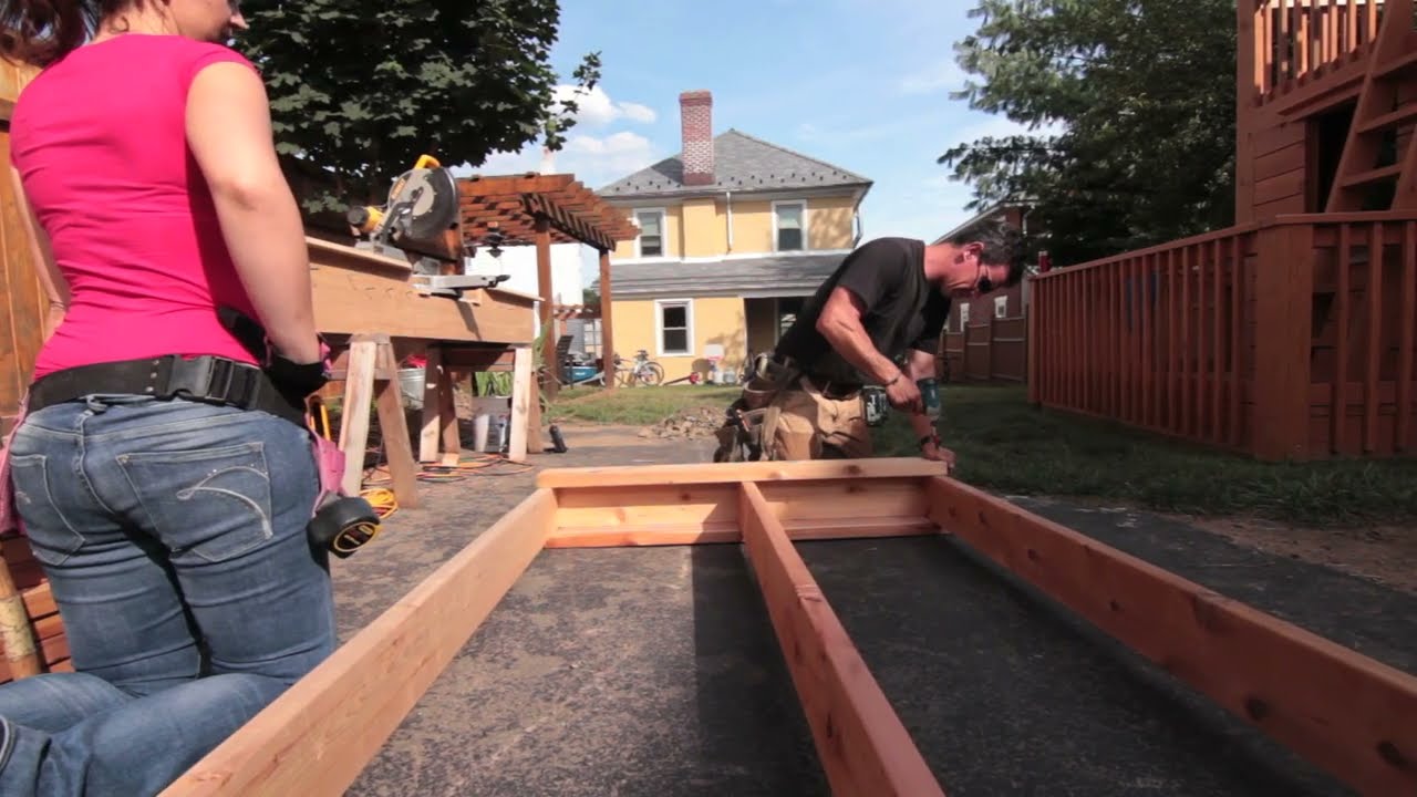 How To Build A Wood Platform For Your Grill With Myfixituplife Youtube
