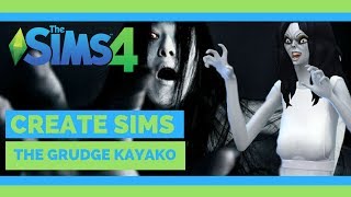 The Sims 4 | Create Sims | Ju-On The Grudge Kayako Horror | NOCC