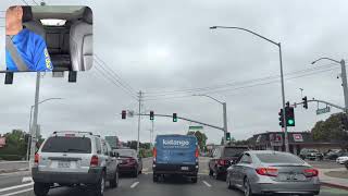 Car Ride from Enterprise Ave., Hayward, CA to Lucky Supermarket, San Leandro, CA