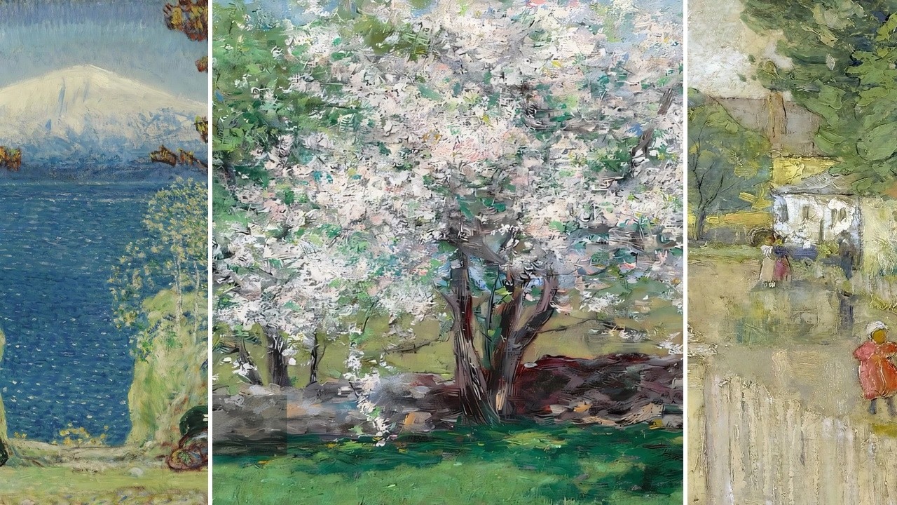 Impressionist Art TV — Silent Art Gallery · October 9 Morning | Apple Trees… & others