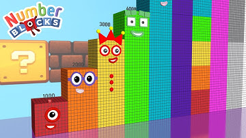 Looking for Numberblocks Step Squad 1 1000 to 30,000 Standing Tall HUGE Numberblocks Number Pattern