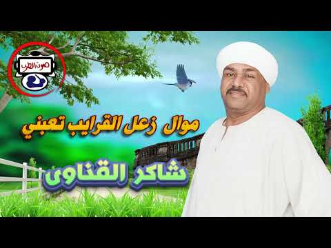 شاكر القناوى زعل القرايب تعبني اسمع اشهر موال فى الصعيد