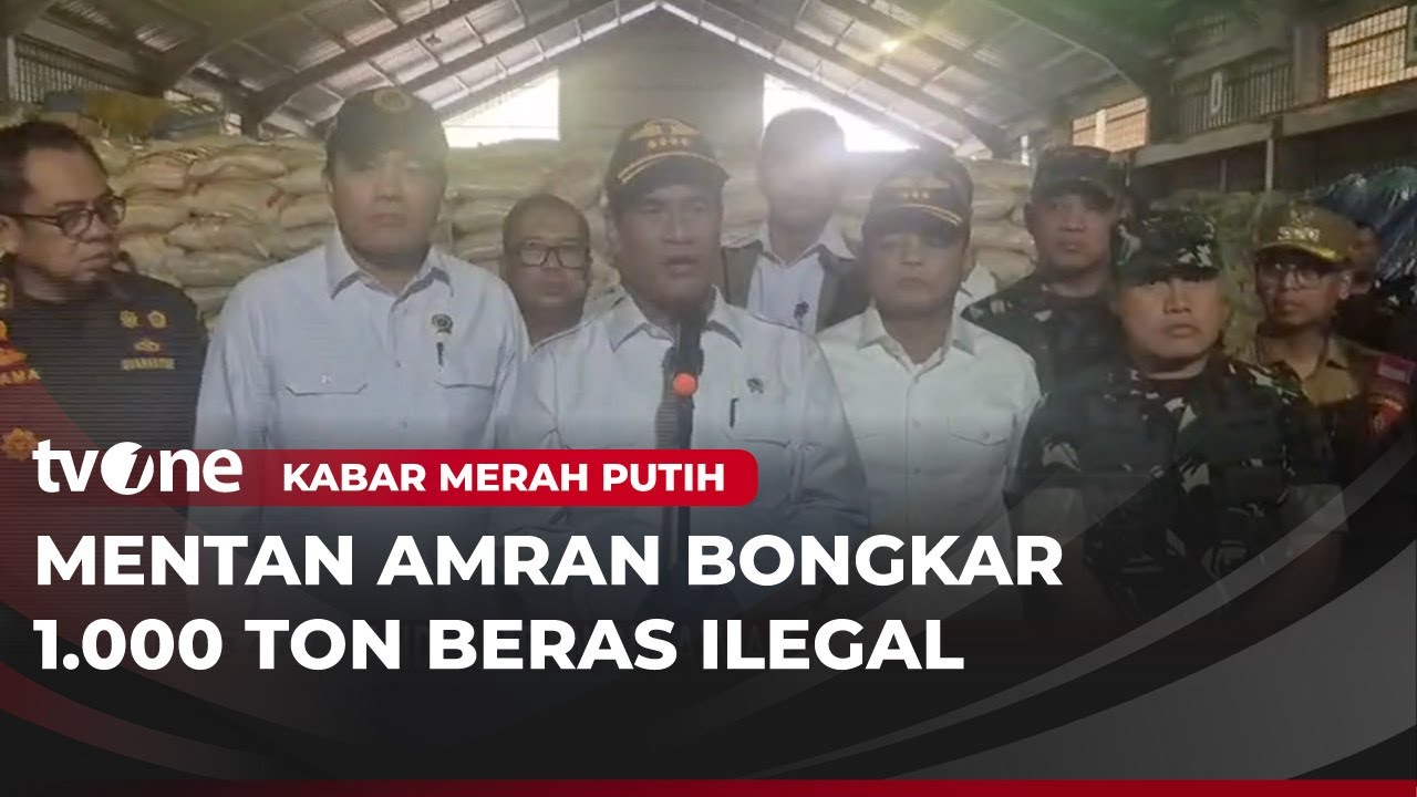 Sidak ke Tanjung Balai Karimun, Mentan Amran Bongkar Penyelundupan 1.000 Ton Beras | tvOne