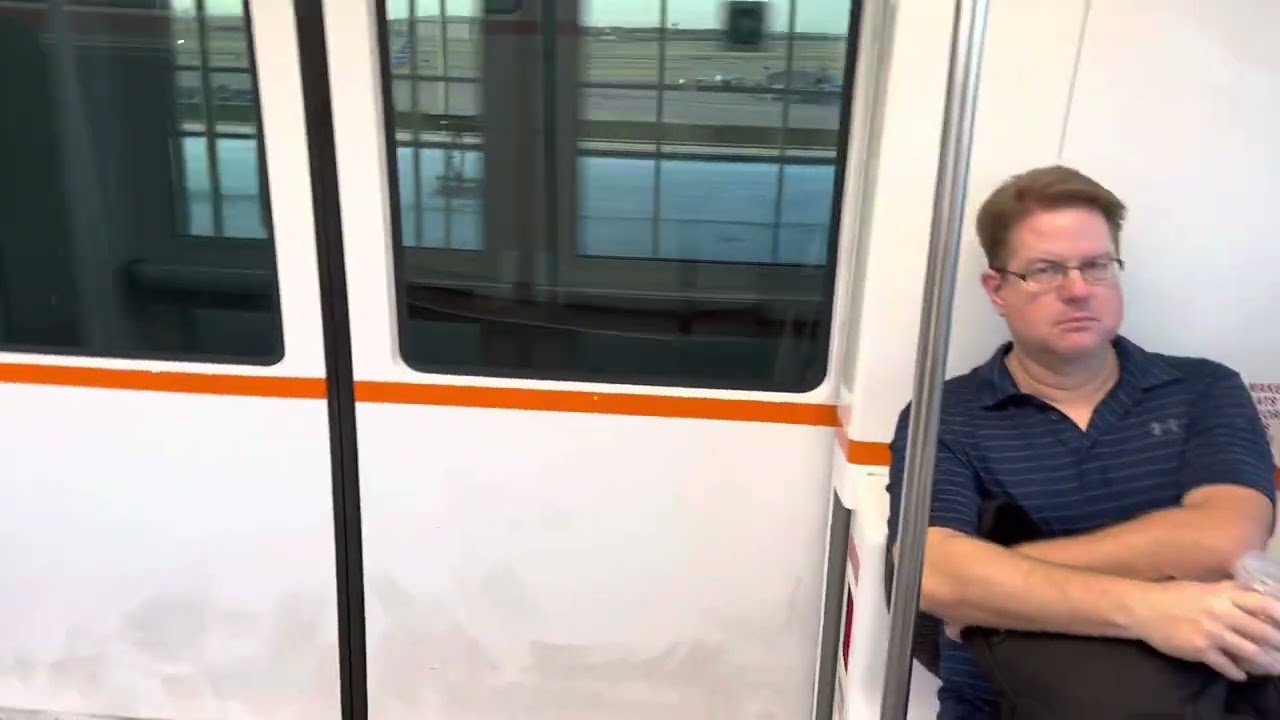 Riding the IL Skylink - Terminals A C E D B - DFW Airport - Grapevine, TX
