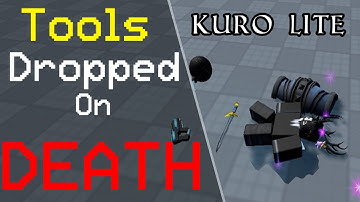 Studio Lite , Tutorial how to make Tool Dropped On Death