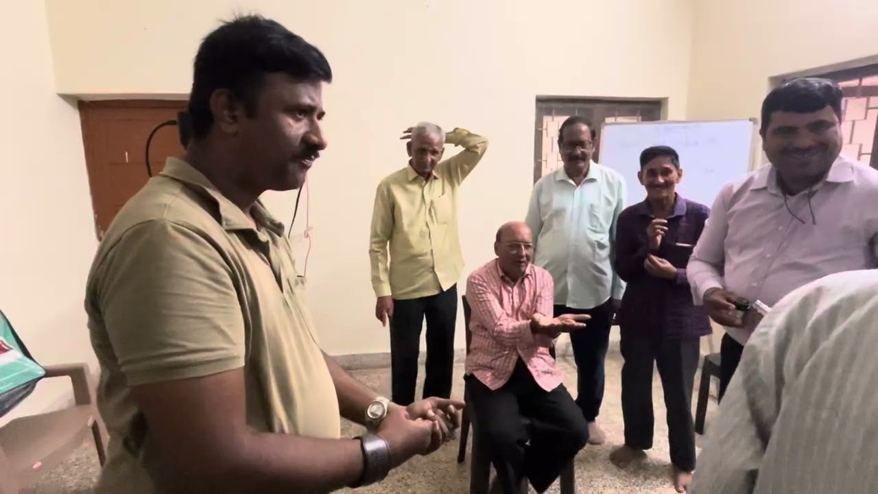 Chair demo with all senior citizens at our Uppal office ￼