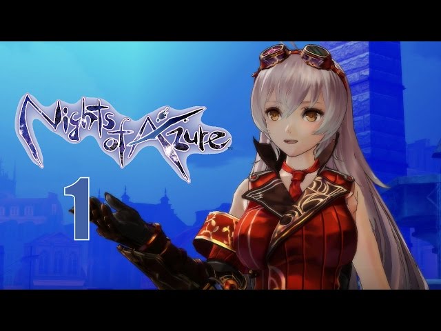 Nights Of Azure Part 1 PS4 Play Walkthrough - Red Moon And Eternal Night - YouTube