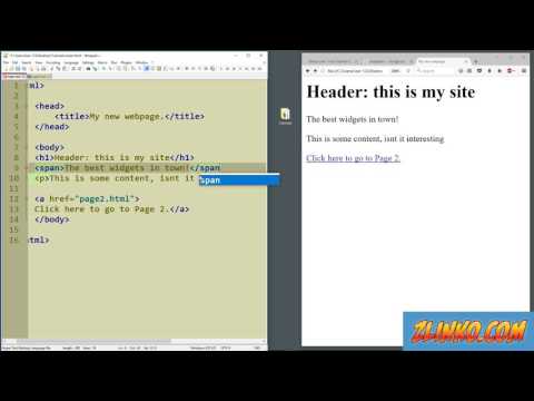 HTML for Beginners - Part 5 - The DIV and SPAN elements!