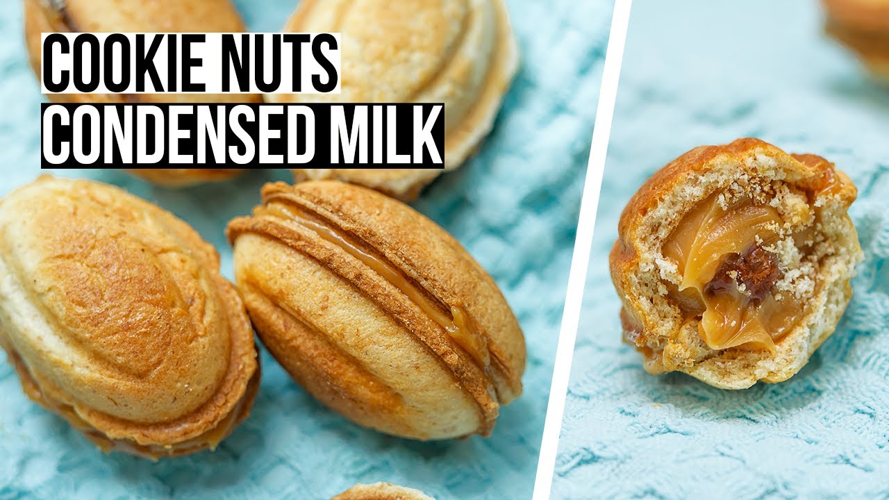 COOKIE NUTS with CONDENSED MILK recipe YouTube