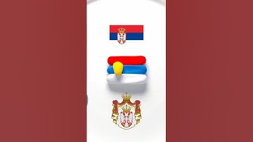 What color do mixed flags make?🇷🇸🇭🇺 #satisfyingart #colormixing #paintmixing #asmr #asmart