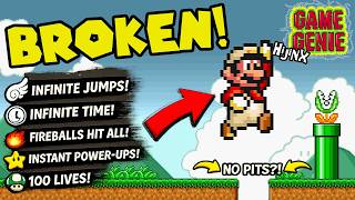 I Broke Super Mario Bros with Game Genie Codes (SNES) I Broke Super Mario Bros with Game Genie Codes (SNES)