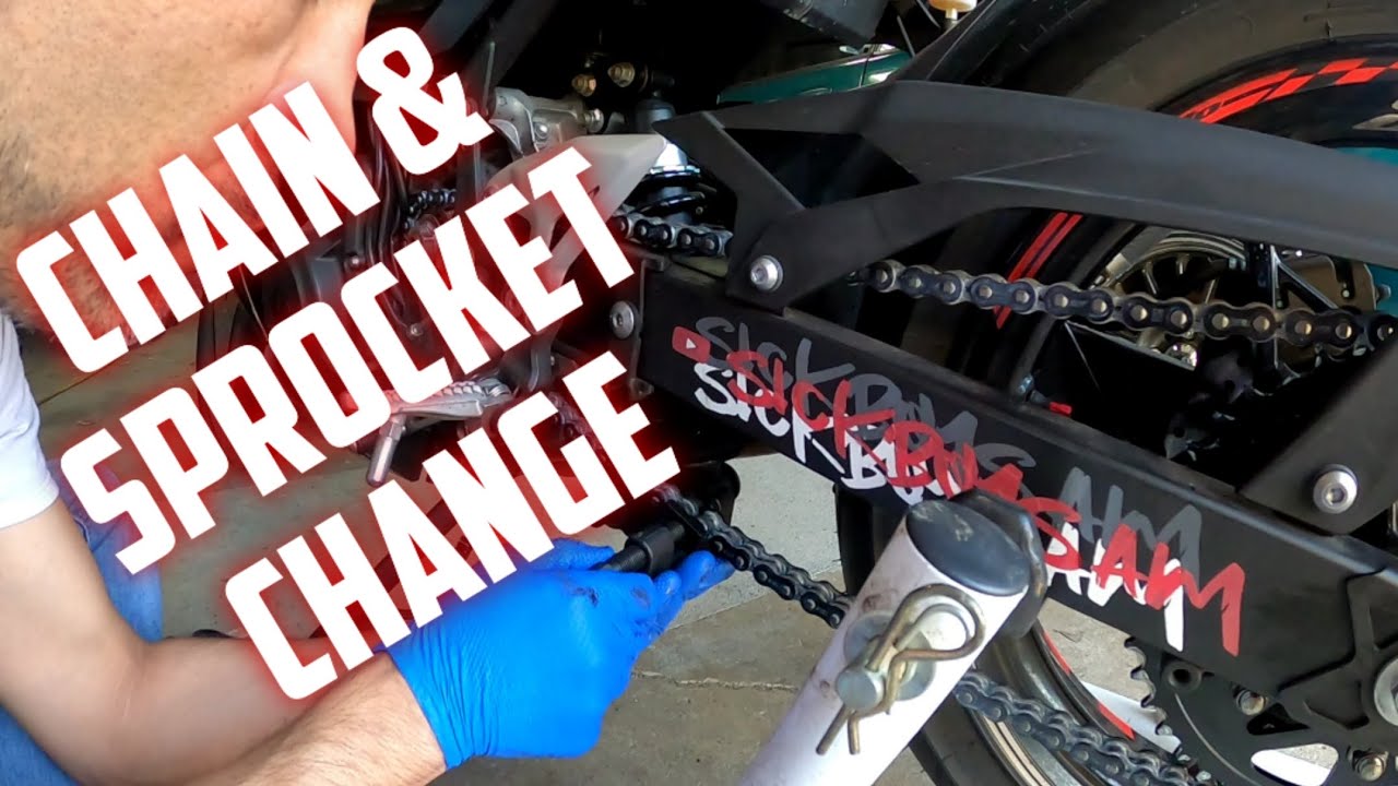 Ninja 400 Chain & Sprocket Change Vortex V3 Raving Chain Kawasaki