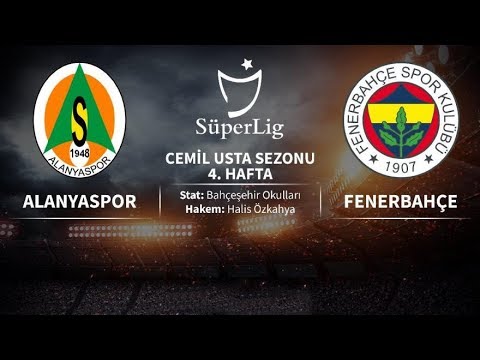 Alanyaspor Fenerbahçe (0-0) maç özeti izle Youtube Bein ...