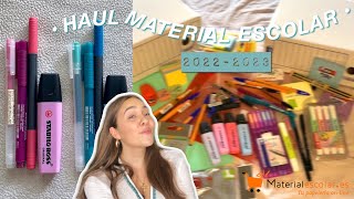 haul material escolar 2223 *back to school*