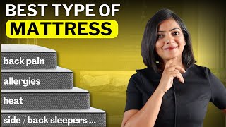 👆What type of Mattress to buy for Back Pain, Heat, Allergies? Best Mattresses in India by need