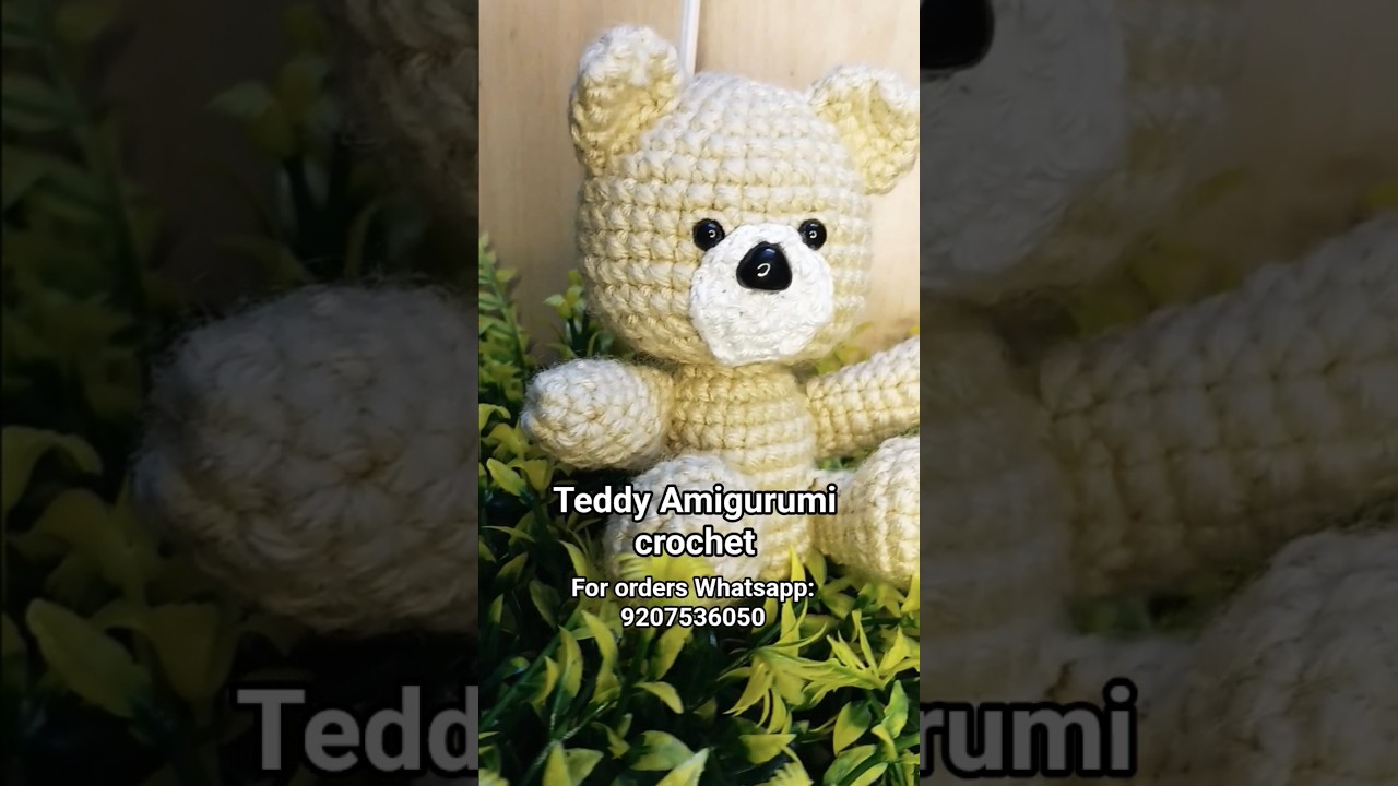 Teddy Amigurumi Crochet | Neemscutiecrochet 