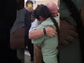 After 27 years, Yin Yuzhen and Sakolsky reunite in a warm embrace